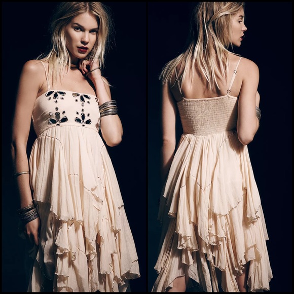 Free People ONE Mirrored Beaded Fairy Party Dress - Picture 2 of 16